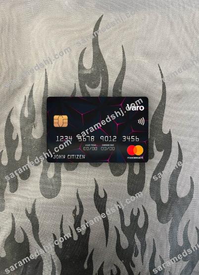 USA California Varo bank mastercard photolook front